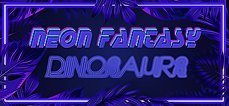 Neon Fantasy: Dinosaurs